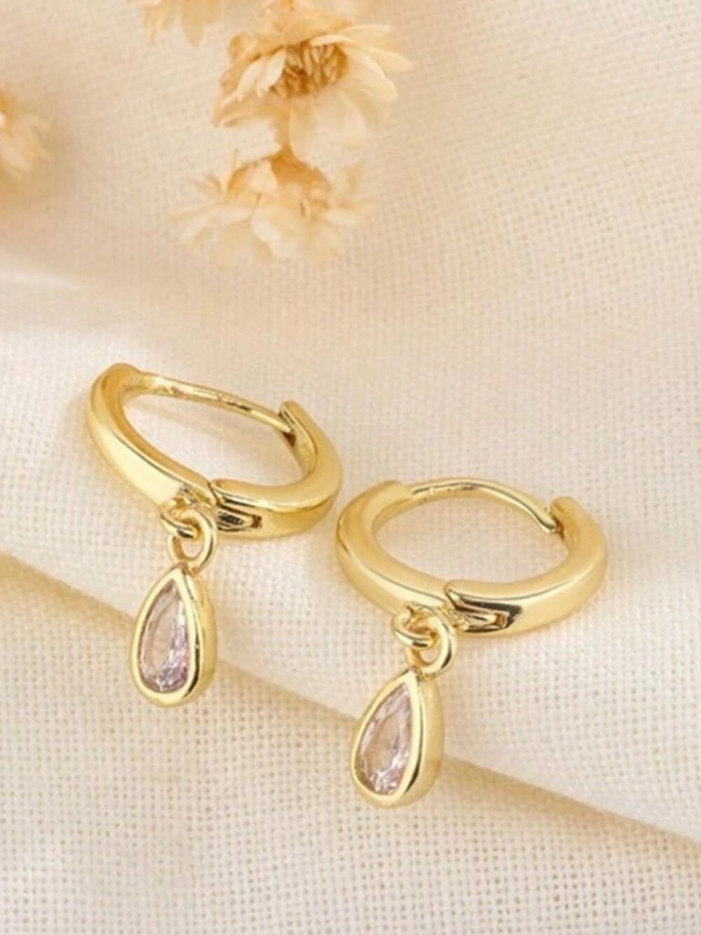 Diamond hoop earrings2120